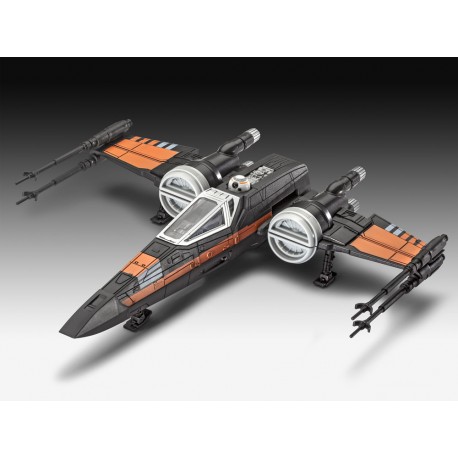 Star Wars Episodio VII Maqueta Build & Play con sonido Poe's X-Wing Fighter