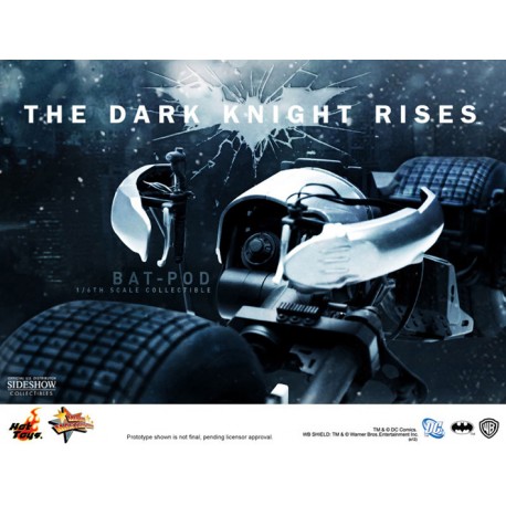 Batman the dark knight rise vehículo movie masterpiece 1/6 bat pod 