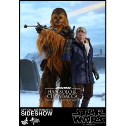 Star Wars Episode VII Movie Masterpiece Action Figure 2-Pack 1/6 Han Solo & Chewbacca