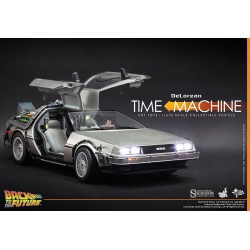 Back to the Future Vehicle Movie Masterpiece 1/6 DeLorean Time Machine 