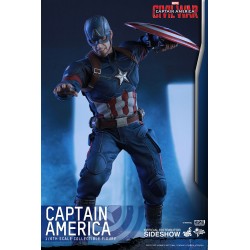 Capitán América Civil War Figura Movie Masterpiece 1/6 Capitán América