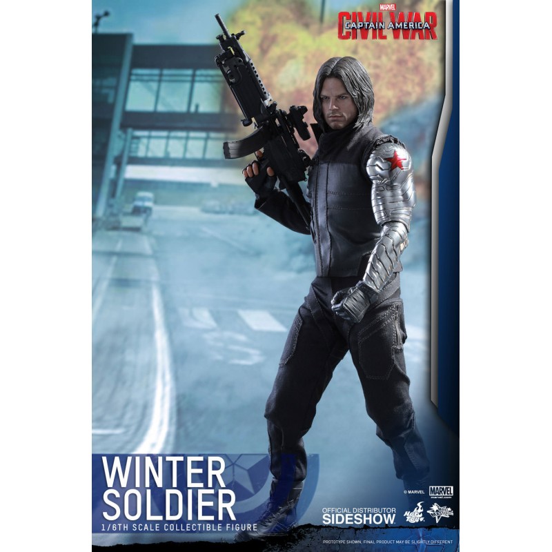 Captain America Civil War Movie Masterpiece Action Figure 1/6 Winter Soldier  - Fanatic Cartoon