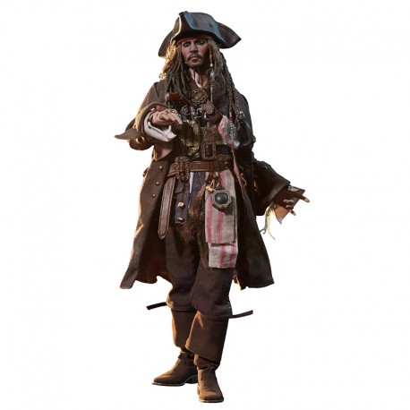 Piratas del Caribe La Venganza de Salazar Figura Movie Masterpiece DX 1/6 Jack Sparrow