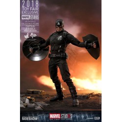 Marvel MMS Action Figure 1/6 Captain America Concept Art 2018 Toy Fair Exclusive