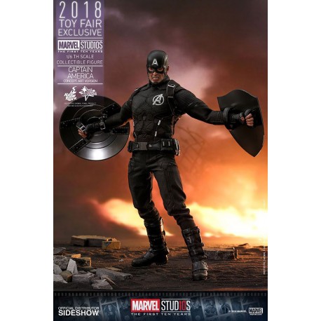  Captain America Civil War Movie Masterpiece Action Figure 1/6 Captain America
