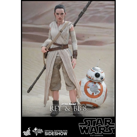 Star Wars Episodio VII Pack de 2 Figuras Movie Masterpiece 1/6 Rey & BB-8
