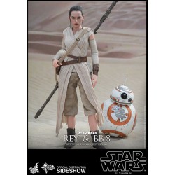 Star Wars Episodio VII Pack de 2 Figuras Movie Masterpiece 1/6 Rey y BB-8