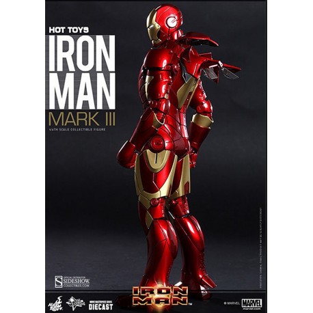 Iron Man Figura Movie Masterpiece Diecast 1/6 Iron Man Mark III
