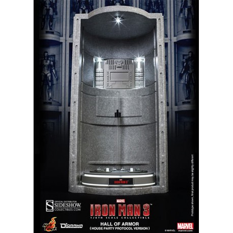 Iron Man 3 Diorama 1/6 Hall of Armor House Party Protocol Version
