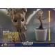 Guardianes de la Galaxia Figura QS Series 1/4 Little Groot 